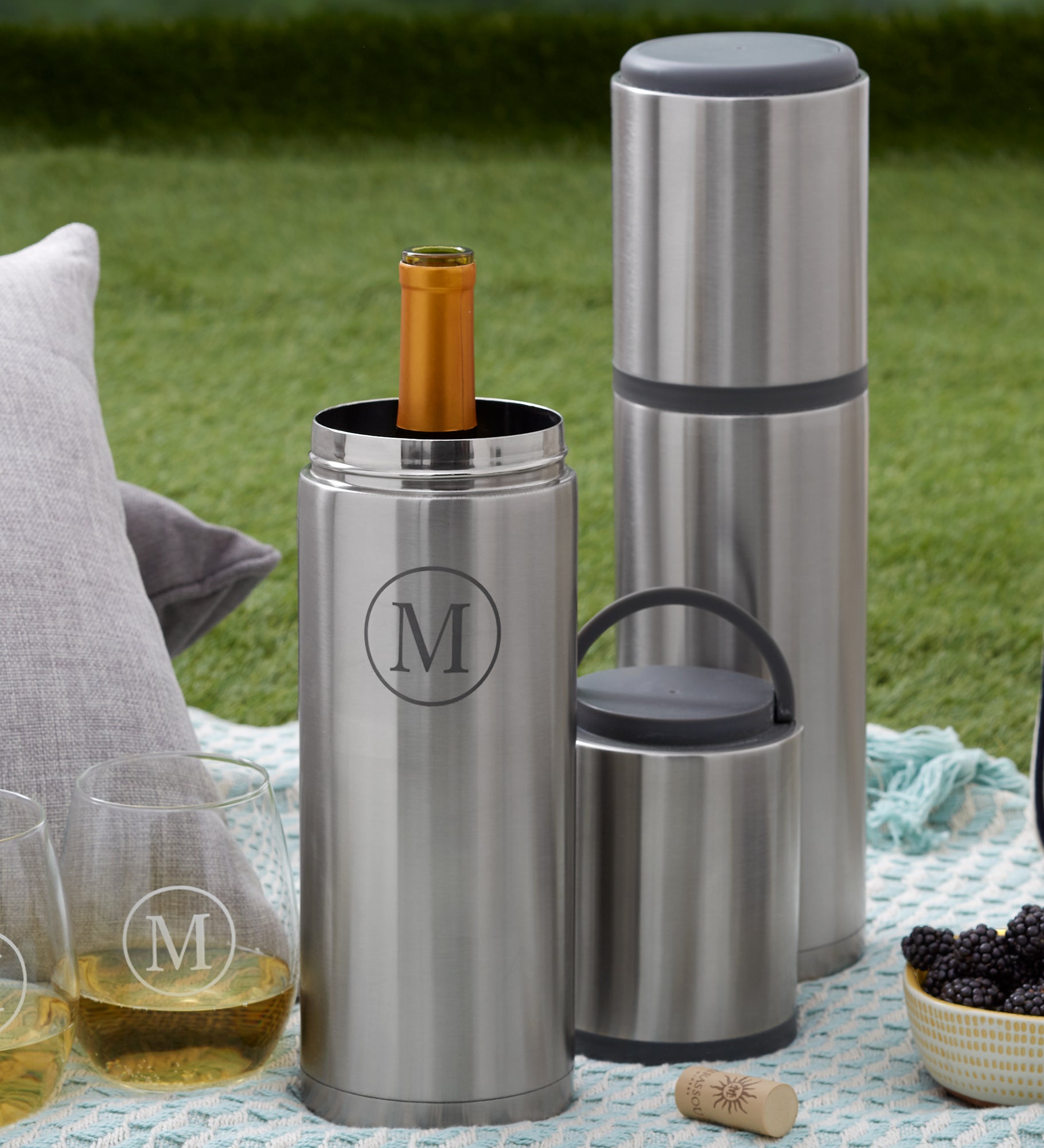 Personalized Portable Wine Bottle Chiller
